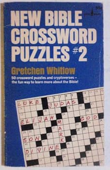 Paperback New Bible crossword puzzles #2: 50 crossword puzzles and cryptoverses (Spire books) Book