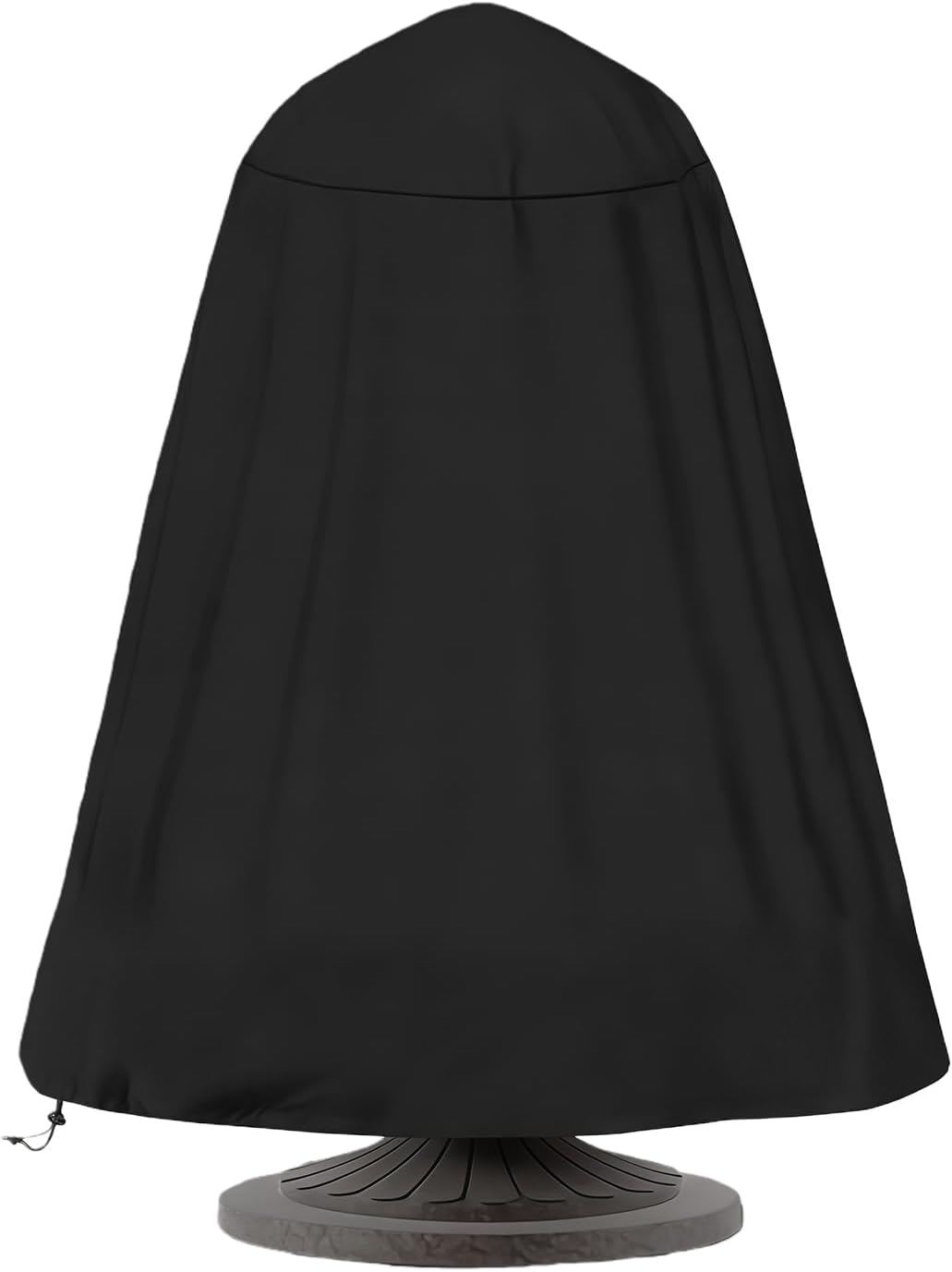 Fountain Cover 48" x 68", Heavy Duty Oxford Cloth Outdoor Fountain Protector with Adjustable Drawstring, Waterproof & Dustproof for Garden/Patio Water Fountains & Statues, Winter Protection (Black)