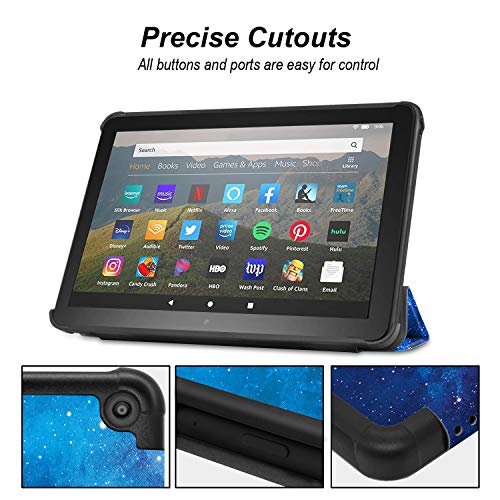 Famavala Shell Case Cover For All-New Amazon Fire Hd 8 & 8 Plus Tablet (12Th Generation/10Th Generation, 2022/2020 Release) (Bluesky) #TOP2