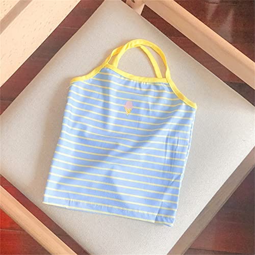 NLGToy Regatas para meninas verão para meninas com estampa de desenho animado fofo blusas uso diário