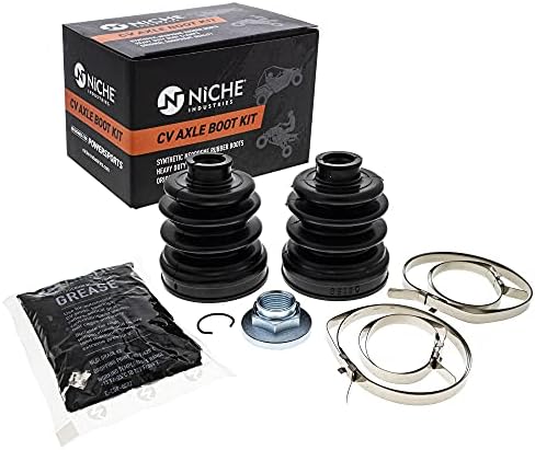 Front Axle Outer CV Boot Kit For Yamaha Grizzly 660 4x4 ATV 2003-2008 – Caltric Brand 10 thumbnail image
