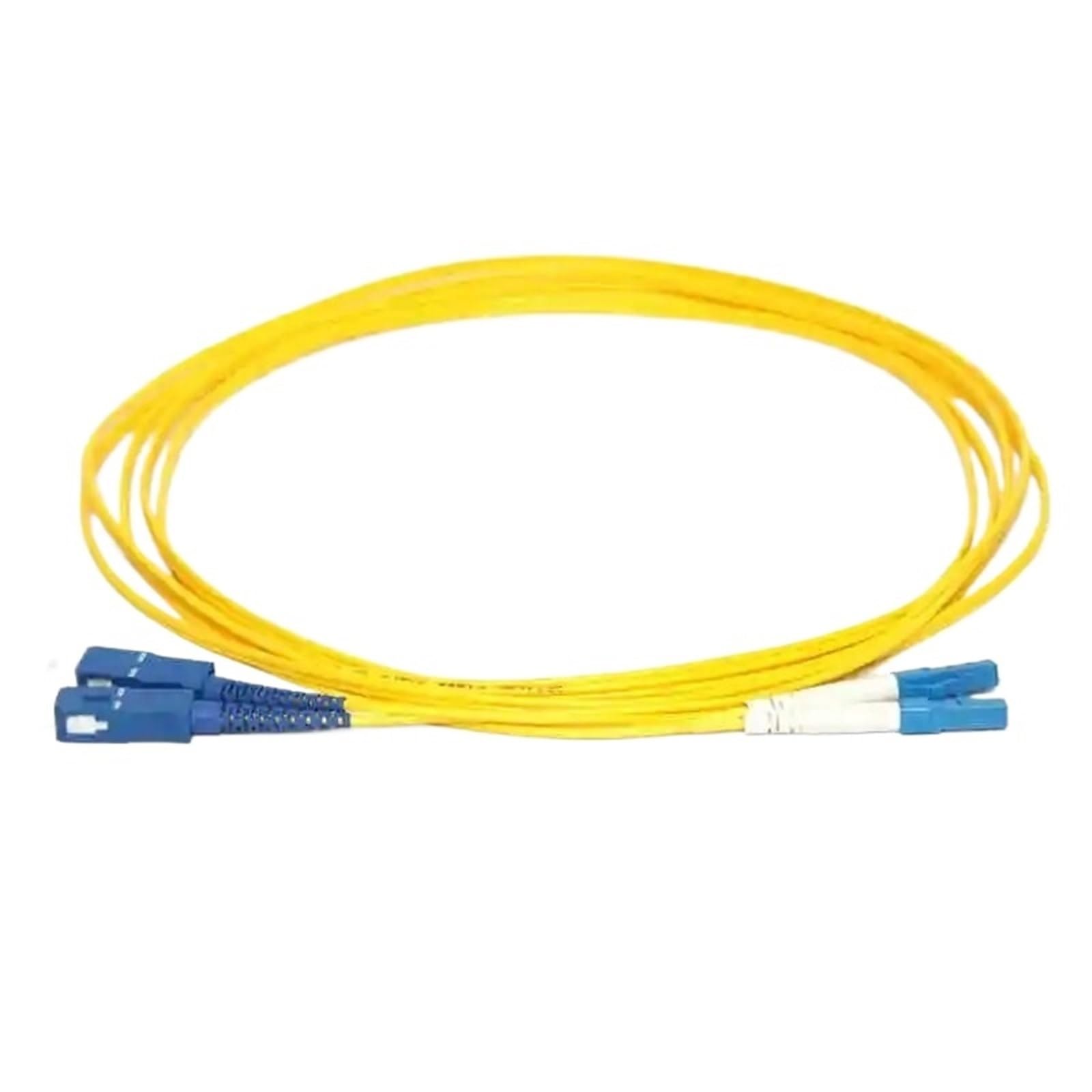 2 Pezzi/Coppia LC SC ST FC Cavo Jumper in Fibra Ottica Monomodale Monomodale Pigtail Lunghezza 3 Metri(LC-LC)