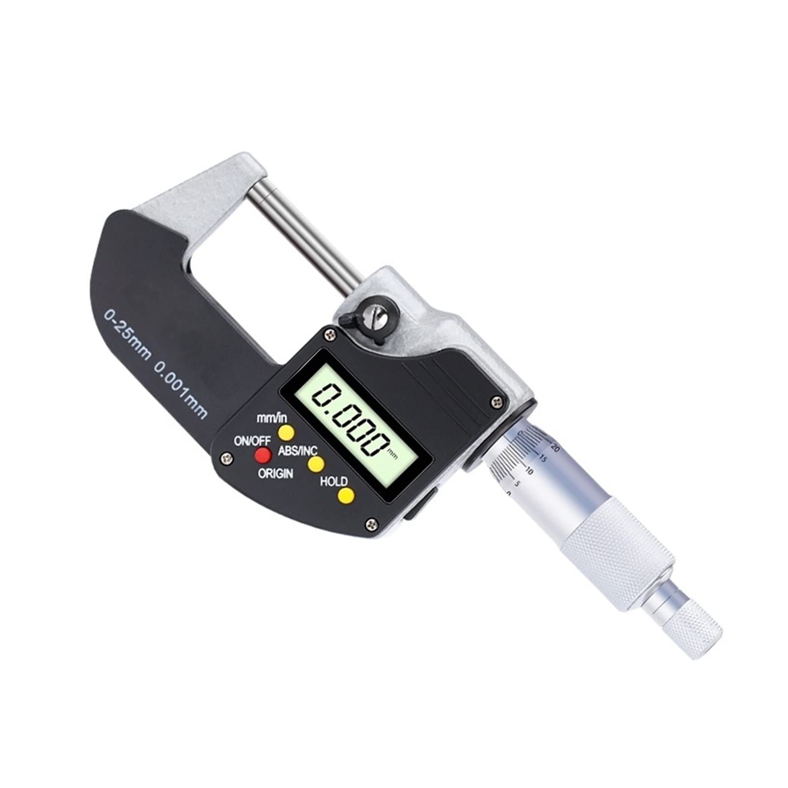 0-25mm cyfrowy mikrometr zewnętrzny elektroniczny miernik mikrometrowy 0,001 mm Suwmiarka narzędzi cyfrowych,Dokładny analizator