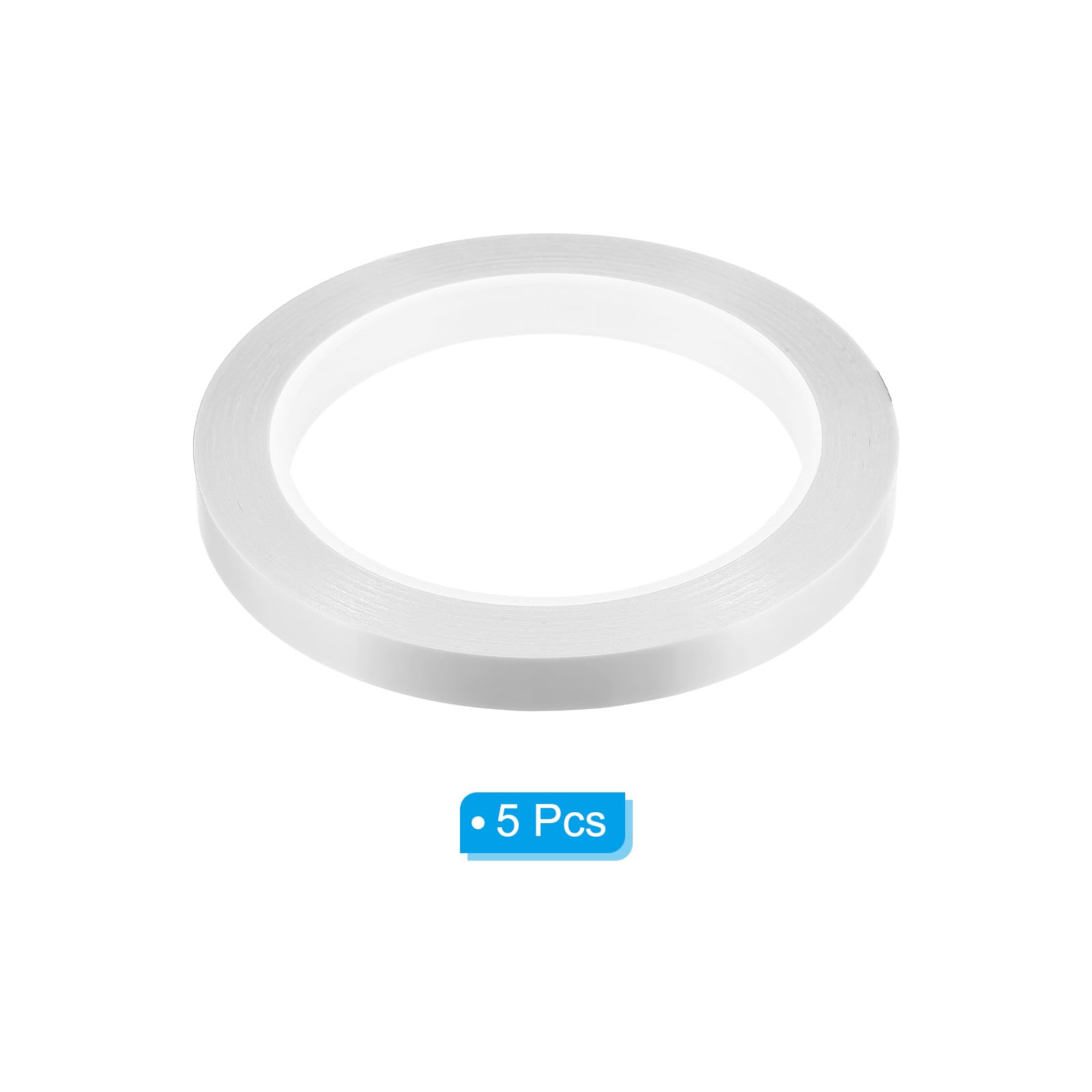 PATIKIL Whiteboard Tape 12mm X 66m, 5 Pack Thin Dry Erase Tape for Graphic Chart Marking DIY Art White - Image 3