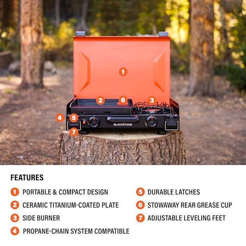 Blackstone® 2364 12" x 14" Camping Griddle with Side Burner - image 4