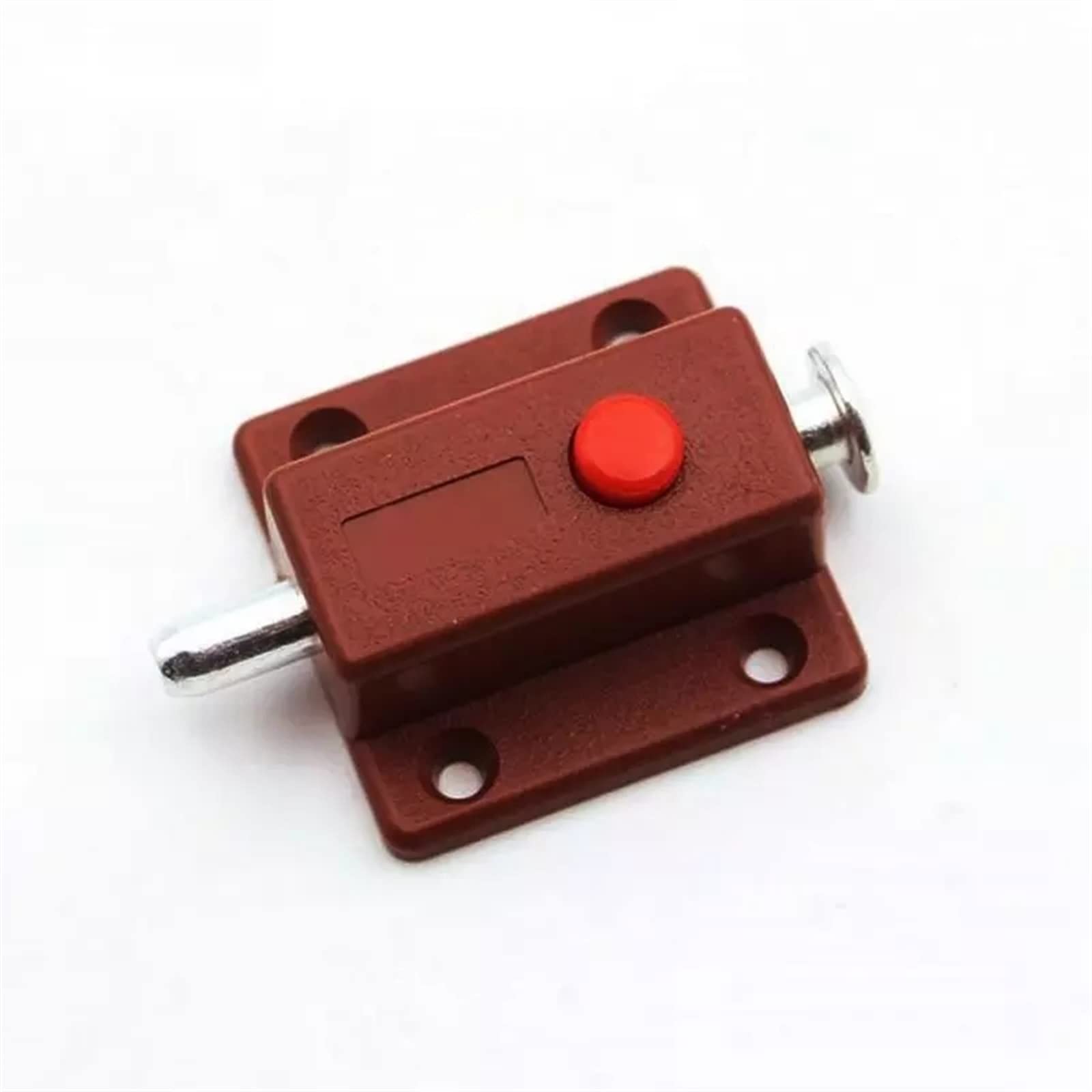 SFJSFIMQ Latch Lock Window Cabinet Push Button Spring Load Automatic Door Bolt Latches Lock