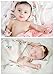 Little Jump Bamboo Muslin Swaddle Blankets - 2 Pack Floral & Flamingo Print Baby Swaddle Wrap for Girl Shower Gift (Floral & Flamingo)