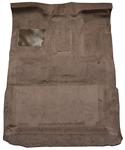 Auto Custom CarpetsReplacement Auto Carpet Floor Liner - Molded Cutpile - fits 1987-1997 Ford F-250 Extended Cab 4WD Automatic Gas or Diesel (Medium Mocha)