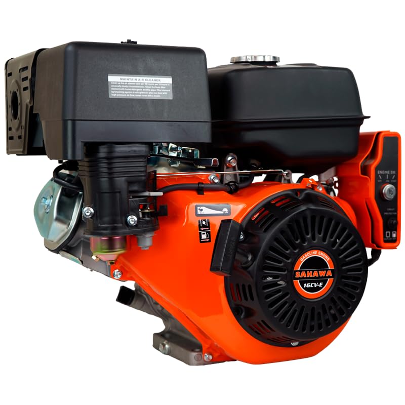 SAKAWA Motor Gasolina 4 Tiempos 16 CV Arranque Electrico