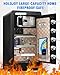 HOLOJOY Large Fireproof Waterproof Safe Box for Home Office Documents- 10.5 Cu Ft Heavy Duty Steel LCD Display Digital Security Safe Box with LED Light, Removable Shelf for Money Jewelry Valuables