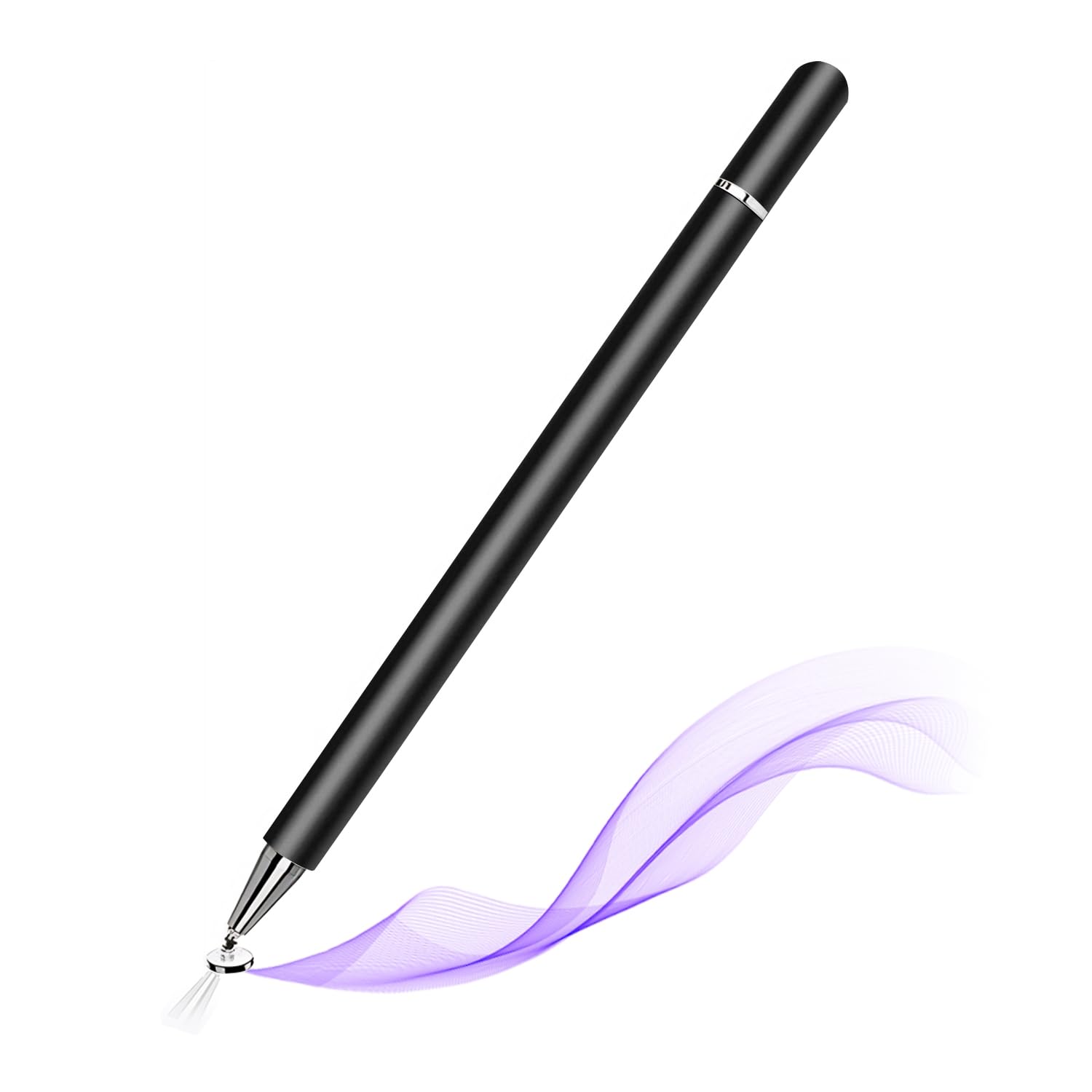 HUMBLE Universal Light Weight Stylus Pen for Smartphone/Tablet/iPad/iPhone/Android & All Touch Screen Devices with Fine Point Disc Tip & Magnetic Cap | Precise Tip for Drawing and Writing - Black-image-25