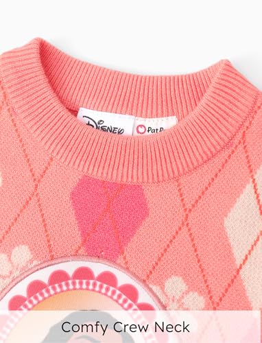 Disney Stitch Frozen Elsa Minnie Mouse Toddler Girl Knit Sweater Button up Cardigan Long Sleeve Crewneck Pullover 2-13 Years4