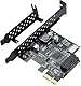 YABOANG USB 3.2 GEN1 Type-e (A Key) Frontplatten-Header (zum Typ-C-Frontplatten-Header) 5 GBit/s +USB 3.0 20-Pin-Anschluss PCI-E 1X Express-Karte für Motherboard