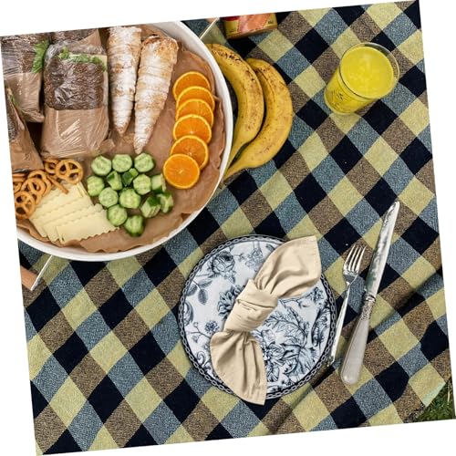 Serviettes de table coton lavables 12 pièces pour dîners sans taches