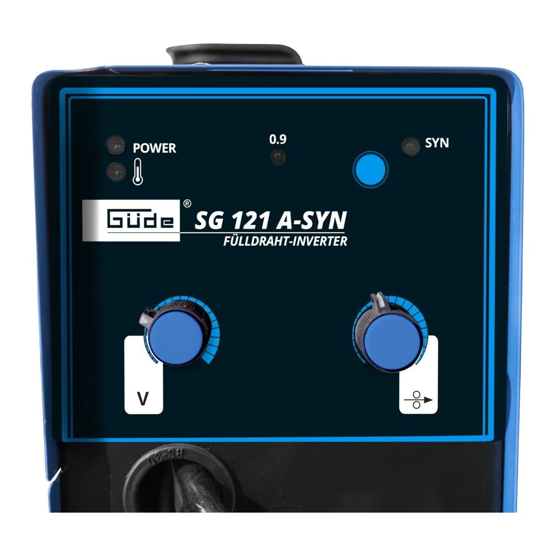 Güde Equipo de soldadura sin SG 121 A-SYN (ventilador de refrigeración, protección contra sobrecarga térmica, cable de tierra con abrazadera de tierra)