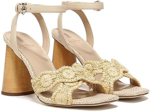 Sam Edelman Women's Kacie Heeled Sandal, Natural/Summer Sand, 10.5 | Image 4