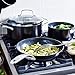 GreenPan Profile Hard Anodized Healthy Ceramic Nonstick, Cookware Pots and Pans Set, 10-Piece, Black