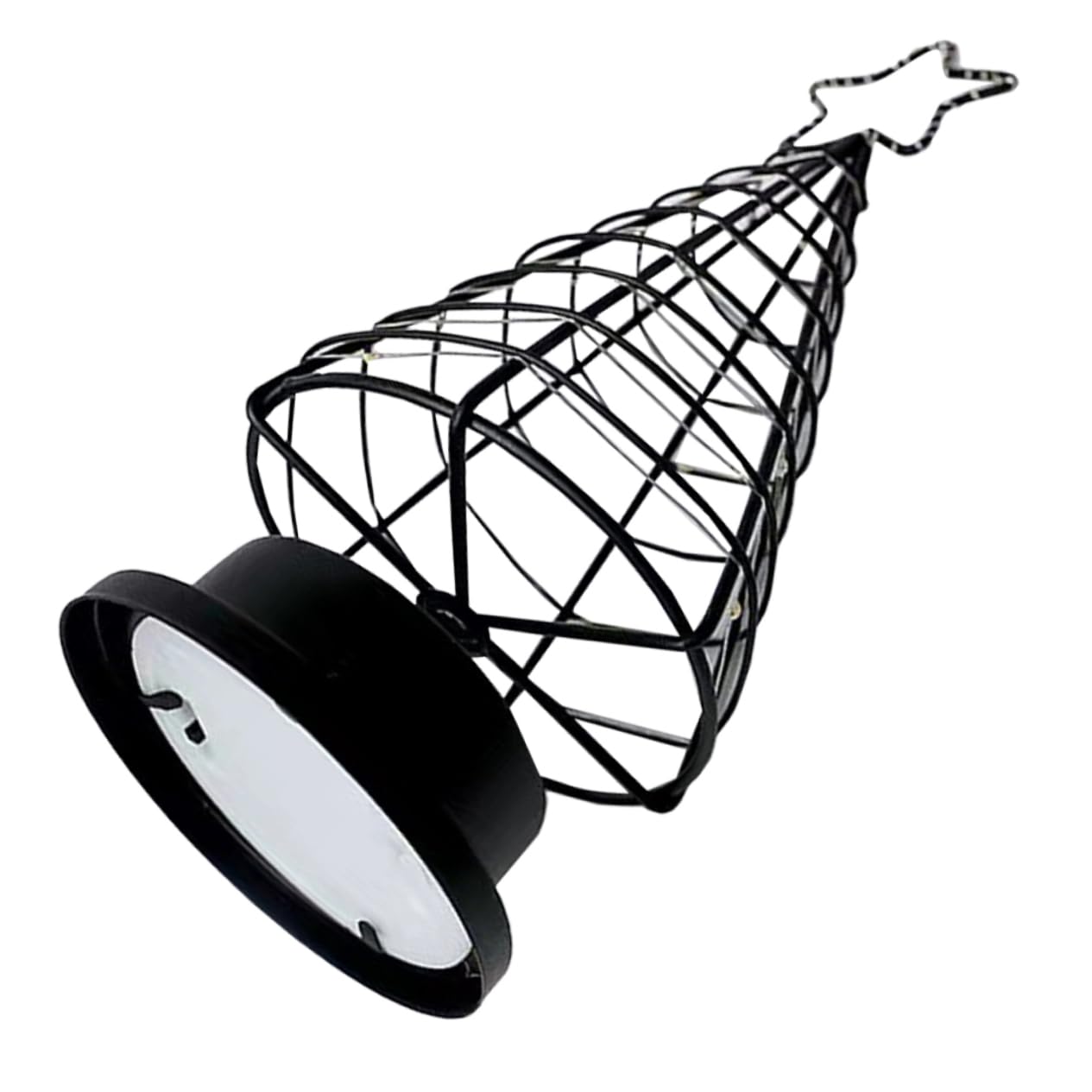 Alipis 2 Stück LED Weihnachtsbaum Dekoration aus Fünfzackiger Stern Tischlampe für Schlafzimmer und Wohnzimmer Warme Beleuchtung für Festliche