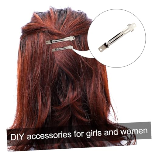 Pinces françaises solides lot de barrettes argentées pour création DIY durable