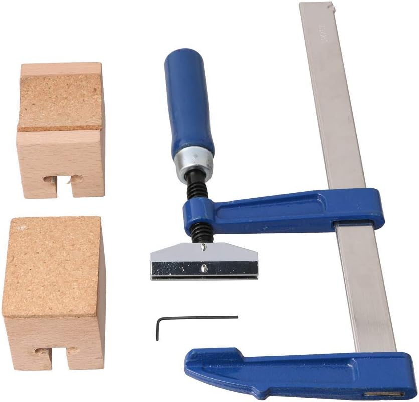 Guitar Metal Fret Press Tool Insert Luthier Fretting Tool with Wooden Cauls