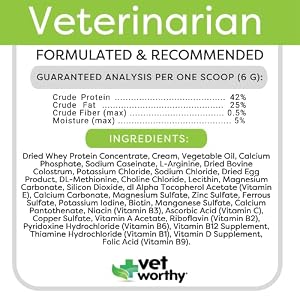 Vet Worthy Milk Replacement for Cats Milk Formula Replacer for Puppies Pregnant Lactating Elderly or Recovering Dogs Enriched with Colostrum Whey Protein Vitamins and Minerals 12 oz