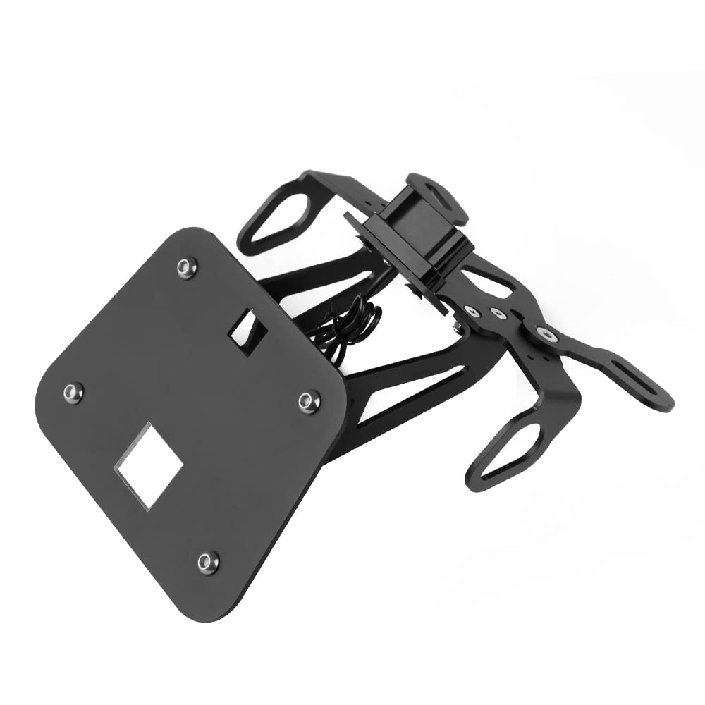 Supporto per targa, Porta Targa Moto,Portatarga Moto Con Luce per Yamaha MT03 MT-03 2019-2023