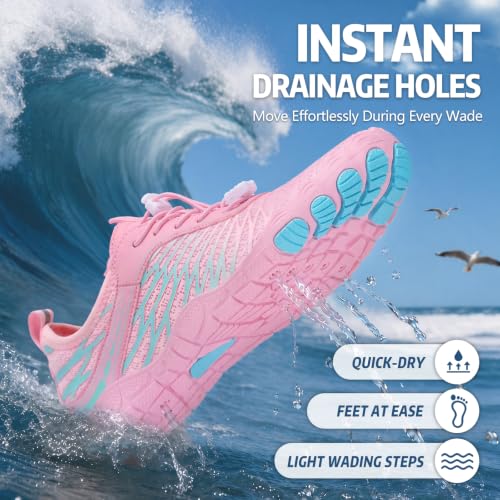 Image of ELETON Barefoot Shoes Women Men Hiking Water Shoes Wide Toe Box Zero Drop