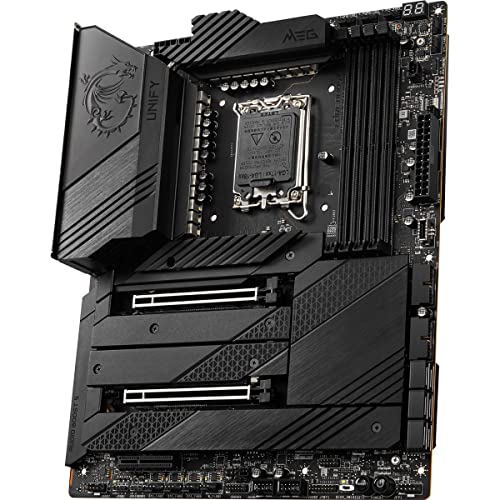 MEG Z690 Unify-X Gaming - Scheda madre (ATX, Intel Core di 12a generazione, socket LGA 1700, DDR5, PCIe 5, doppia LAN 2.5G, slot M.2, Wi-Fi 6E) - Scheda madre - Immagine 3
