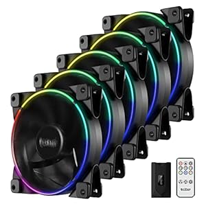 Pccooler 120mm Fan Moonlight Series 5 in 1 Ki...