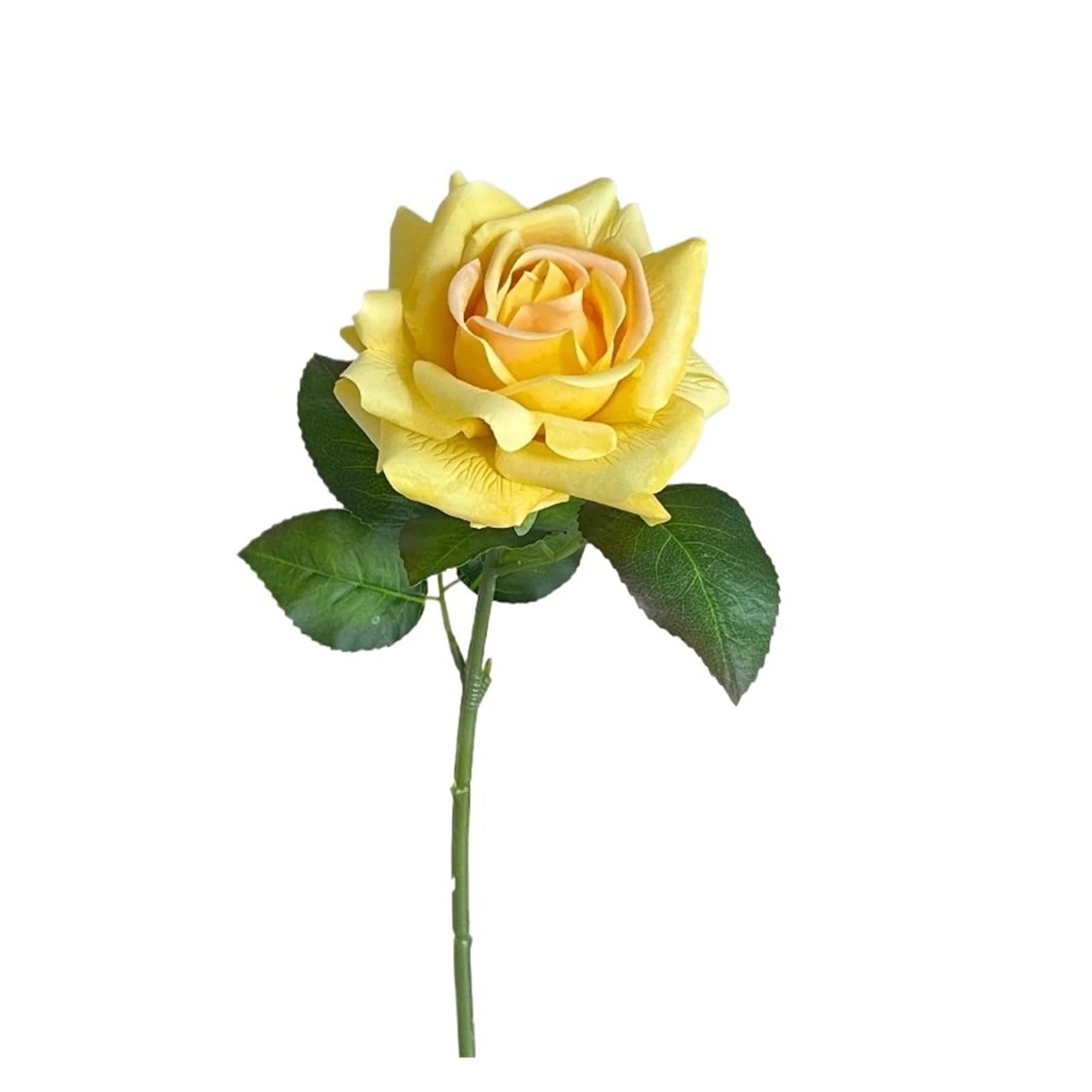 HamPaesk 1/5PCS Simulation Flowers Artificial Decor Wedding Bouquet Party Home Decorative(Yellow,5pcs)