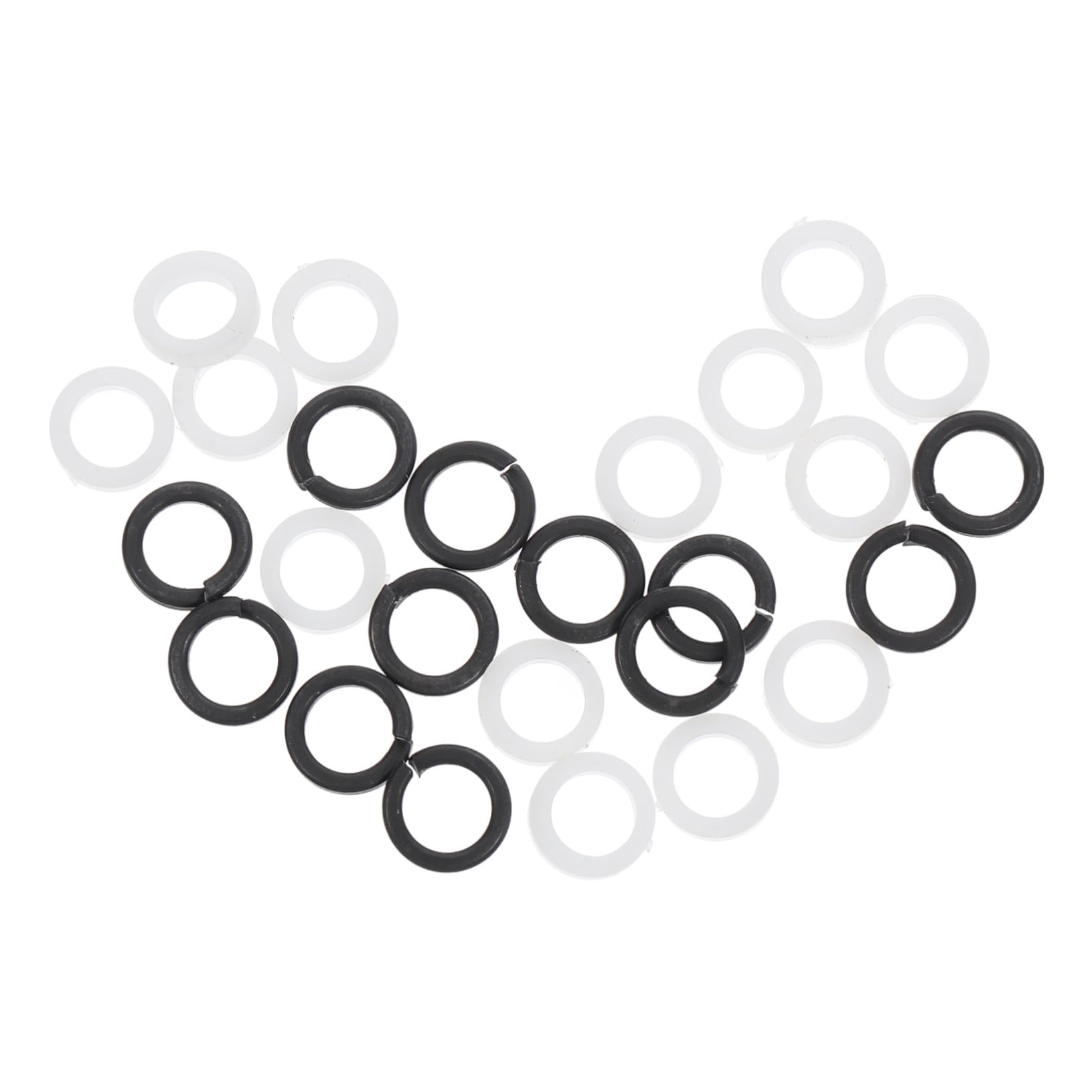 Milisten 24 Rondelles De RéGlage Pour MéCaniques De Guitare Acoustique Et ÉLectrique Joint Double Couche En Plastique Et MéTal Accessoires Guitare Installation Facile Sans PerçAge
