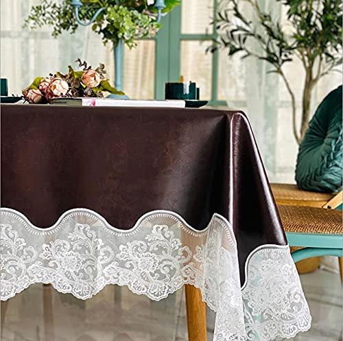Nappe rectangulaire en cuir pour sublimer vos dîners de style européen