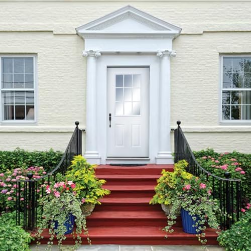 Solid Wood Hand-Carved Entry Door