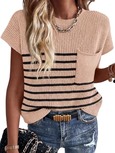 Image of Imily Bela Summer Fall Short Sleeve Sweater for Women