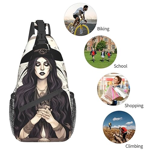 Mochila tipo canguro con diseño Bohemio para senderismo y viaje miniatura 6