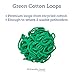 Friendly Loom | 7” Traditional-Sized Green Potholder Weaving Loops | Craft 2 Cotton Potholders