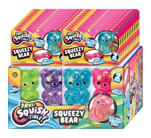JA-RU Squeezy Bear (24 Packs with 2 Bears Each) Irresistible Soft 4550-24