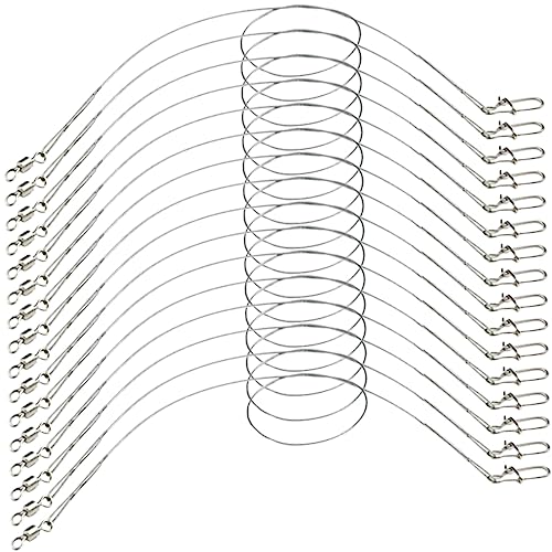 Hilo de pesca resistente para agua salada, material alambre