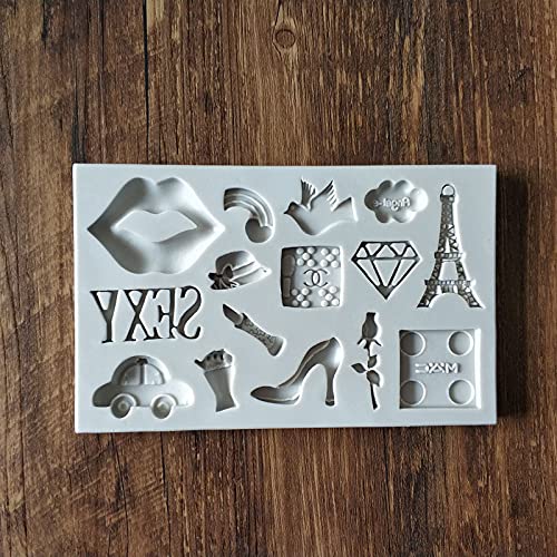 Cestony Stampo in silicone a forma di croce e ala per torta fai