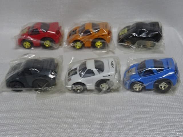 【 チョロＱ 】 ６台セット ＮＳＸ 開封済 Amazon | チョロQ HG ミニカー NEW NSX 6台セット袋入り シャンプー