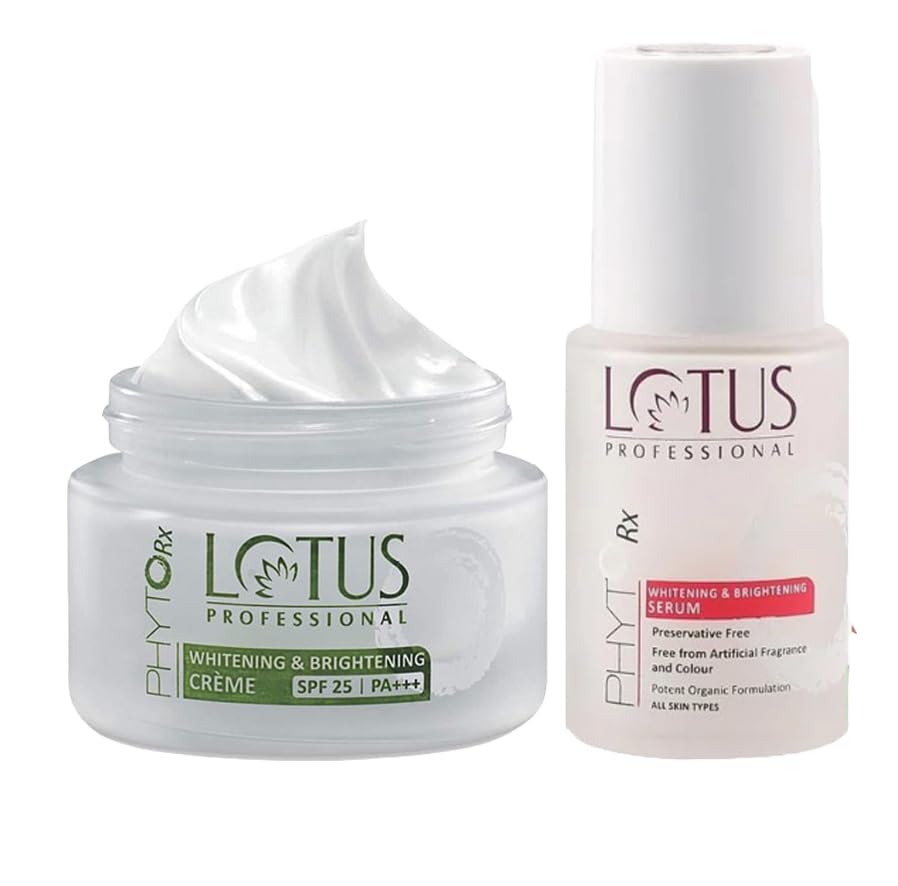 Image of Lotus Professional Whitening & Brightening Day Cream 50g + Face Serum 30ml (Set of 2)