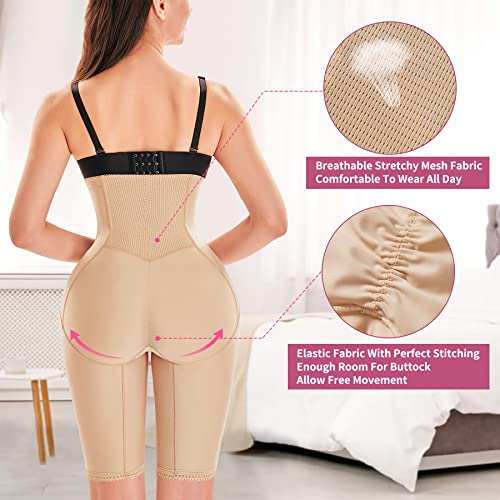 Micohpkle Shapewear For Women Tummy Control Butt Lifter Panties High Waist Trainer Body Shaper Thigh Slimmer Shorts #TOP2