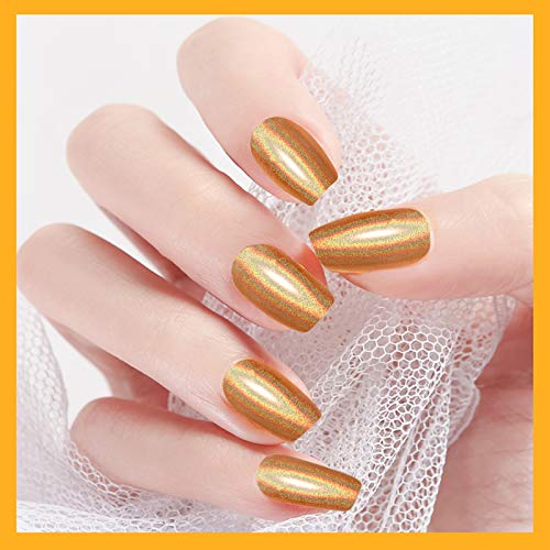Nagelpuder-Stift, Spiegeleffekt, Pigmente, Maniküre, Kunst-Dekoration, Kissendesign, Nagelpuder-Stift für Frauen und… – Bild 5
