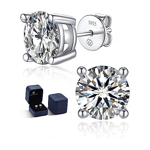 MomentWish Moissanite Sterling Silver Earrings Cover