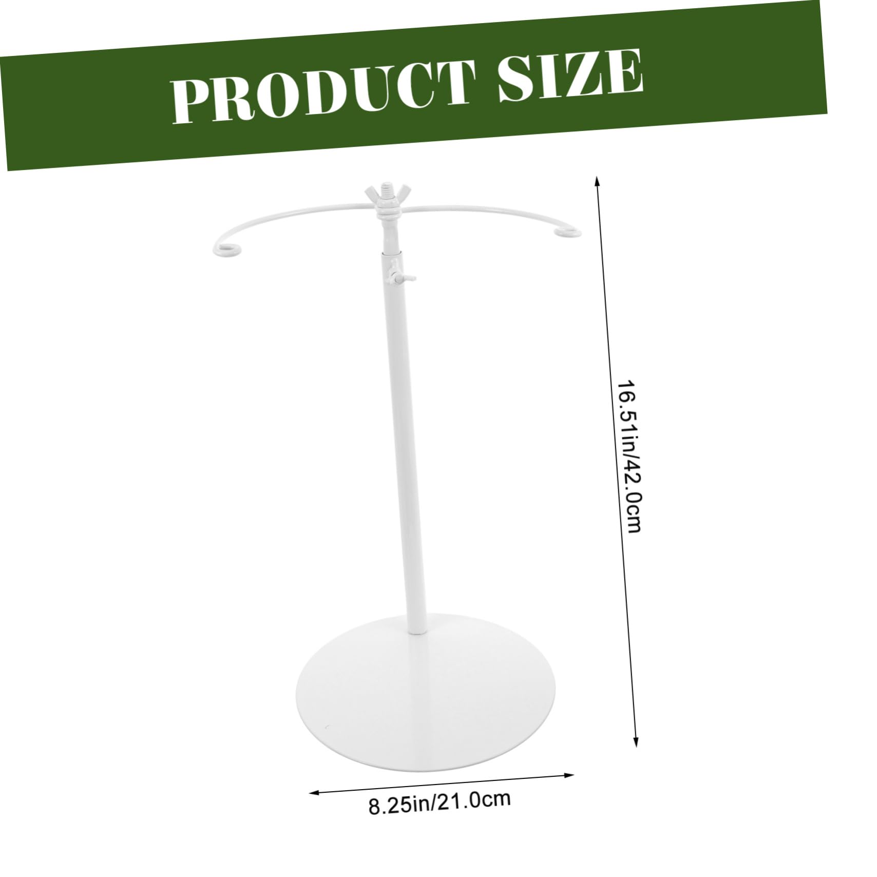 Toddmomy Supporto per Bouquet Regolabile in Ferro Bianco, Stelo Stabile