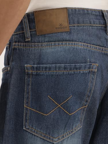 WROGN Men's Anti Fit Jeans Blue DARK BLUE. - Image 6