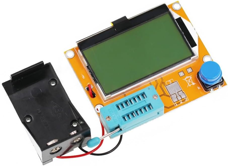 1 Piece LCR-T4 Multi-Function Transistor Tester with Backlight LCD Display Inductors Capacitors Resistors Thyristors - Multimeter