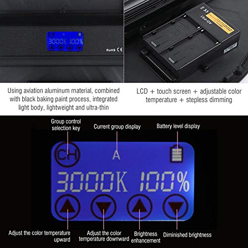 Qiilu SO-48TD Kit luci fotografiche, Fotografia