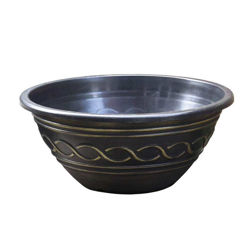 Thompson & Morgan Hard Good Pond Pot Black And Gold 45.5 X 19.5 X 1 Unit from B&Q