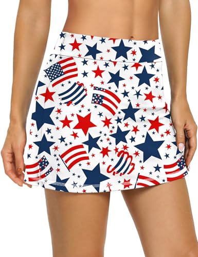 Image of LouKeith Tennis Skirts for Women Golf Athletic Activewear Skorts Mini Summer Workout Running Shorts with Pockets